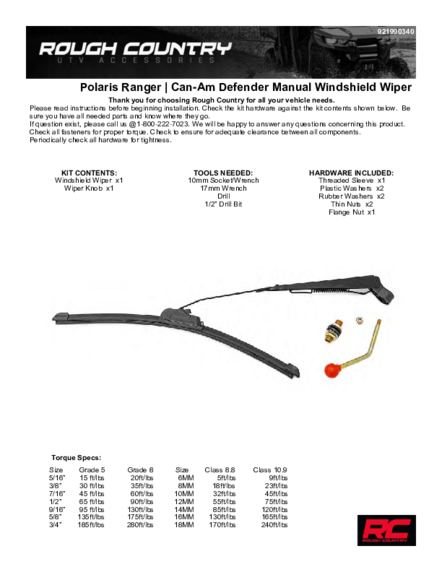 Installation Manual